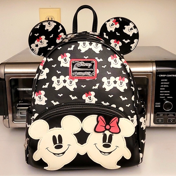 Loungefly Handbags - 🎉HPx5🎉 Loungefly Mickey+Minnie Mouse Ghostly GID Mini Backpack